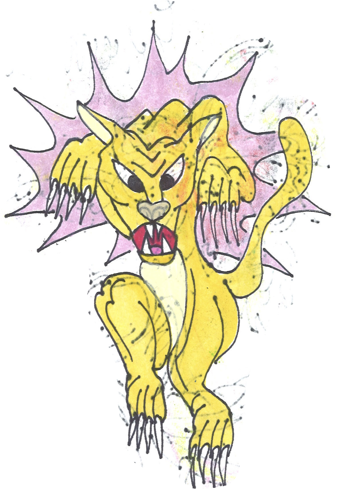 tattoo flash drawing