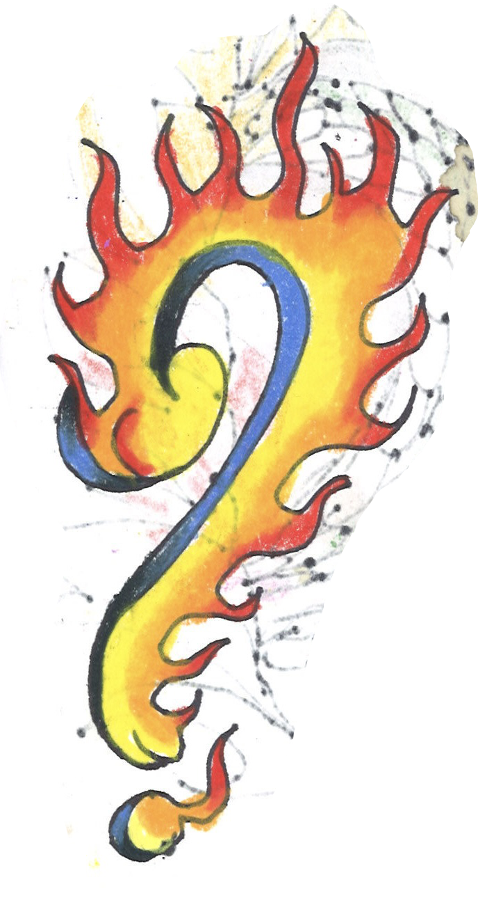 tattoo flash drawing