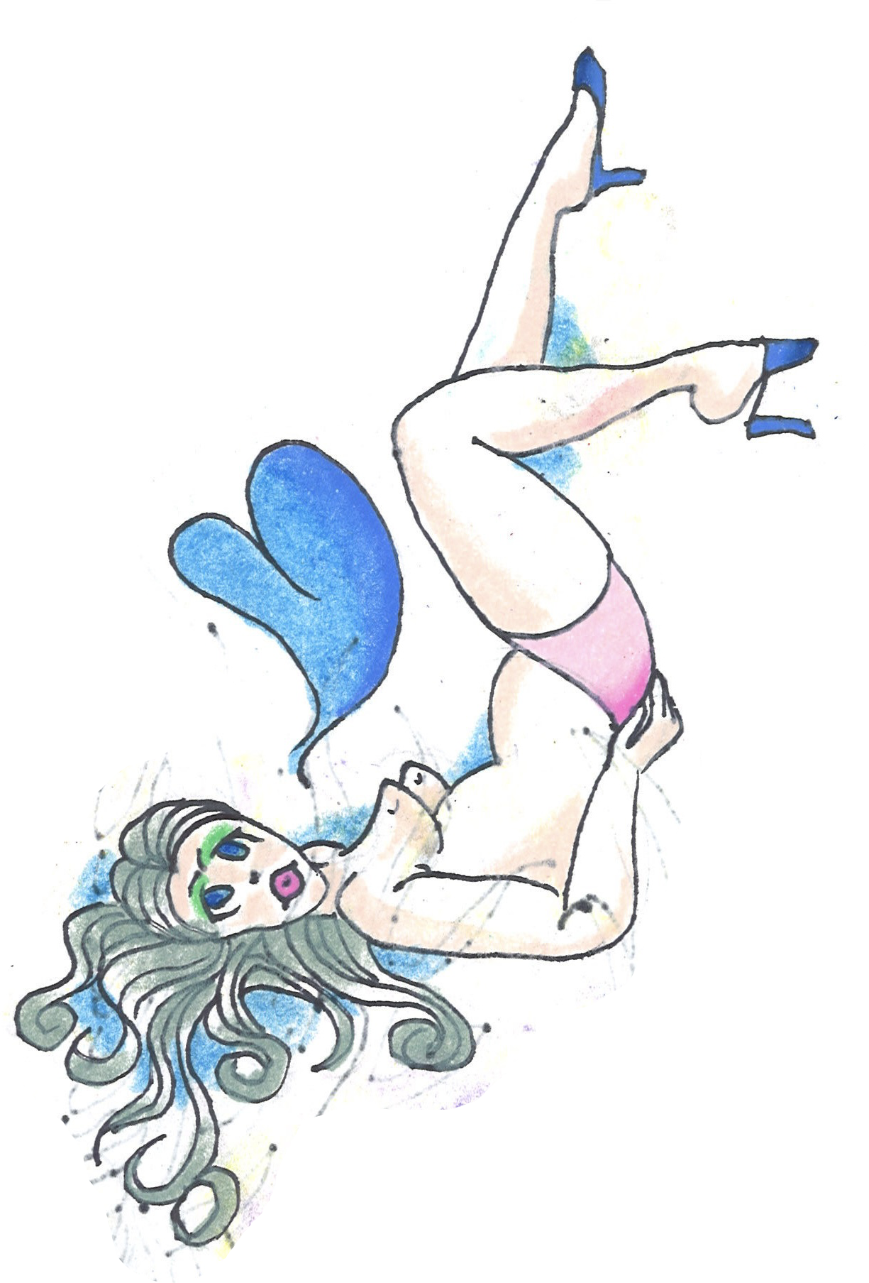 tattoo flash drawing