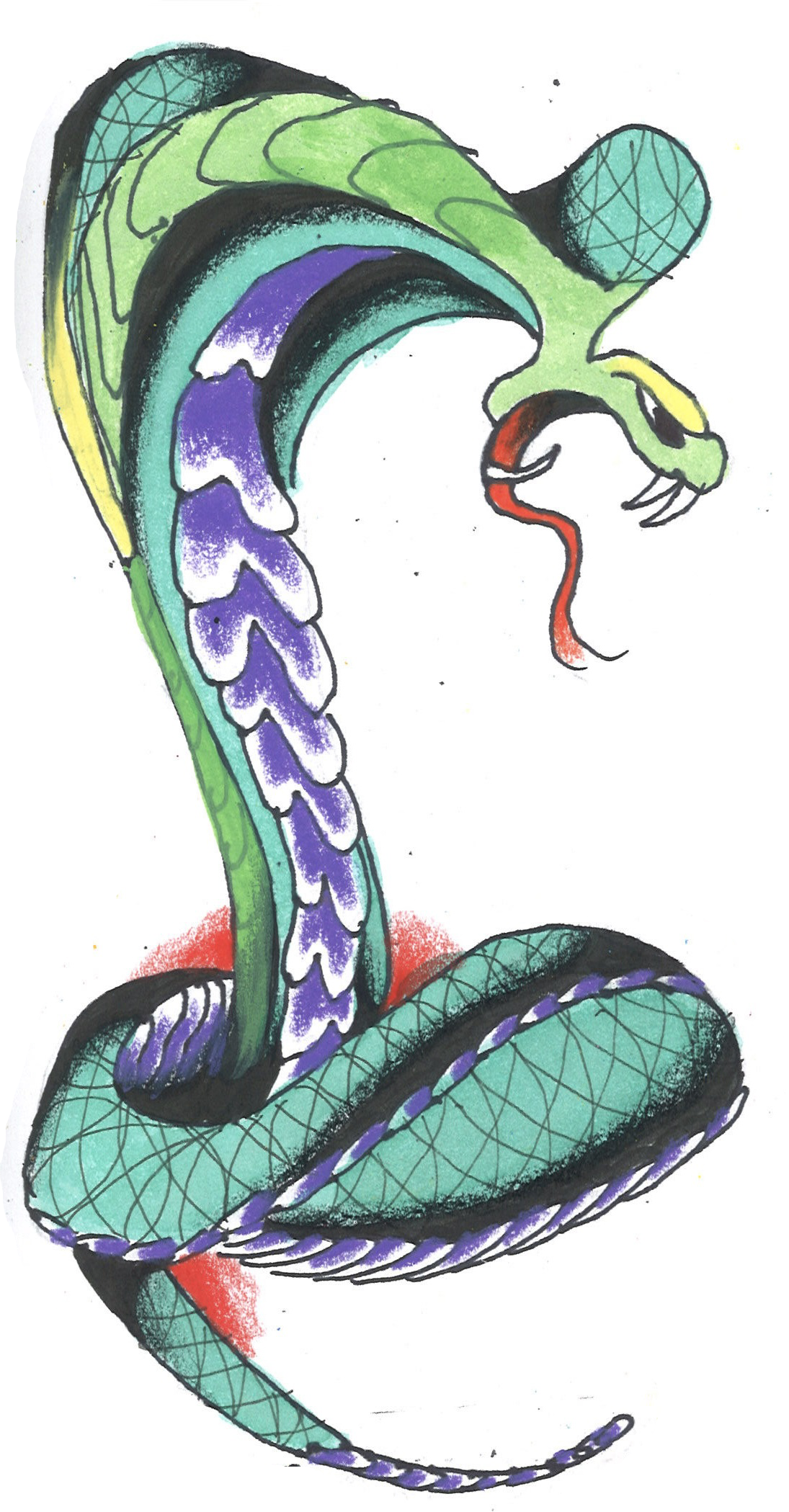 tattoo flash drawing